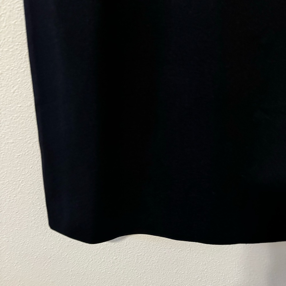 Vintage Exclusively Misook Solid Black Pencil Ski… - image 5